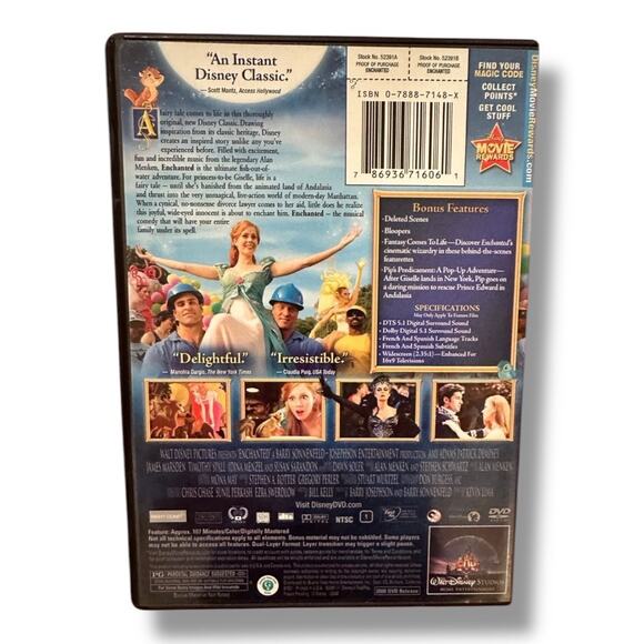 Walt Disney Enchanted DVD - Picture 3 of 3